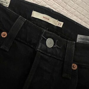 Dark Gray Levi’s Wedge Jeans